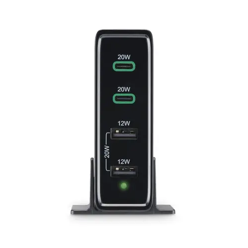 HAMA Зарядна станция 4 порта, 60W, 2 x USB-C, 2 x USB-A, PD, Fast Charge - image 1