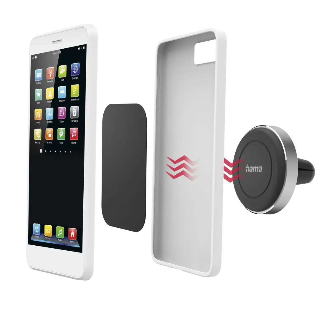 HAMA Suport magnetic de telefon pentru mașină "Magnet" - image 5