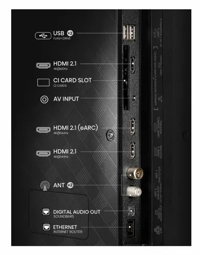 Телевизор, Hisense 55" E7Q Pro, 4K Ultra HD 3840x2160, QLED, Quantum Dot, 144Hz, HDR 10+ adaptive, HLG, Dolby Vision, DTS Virtual X, Smart TV, WiFi 5GHz, WiFi Direct, BT, Anyview Cast, 3xHDMI, 2xUSB, LAN, CI+, DVB-T2/C/S2, Black - image 3