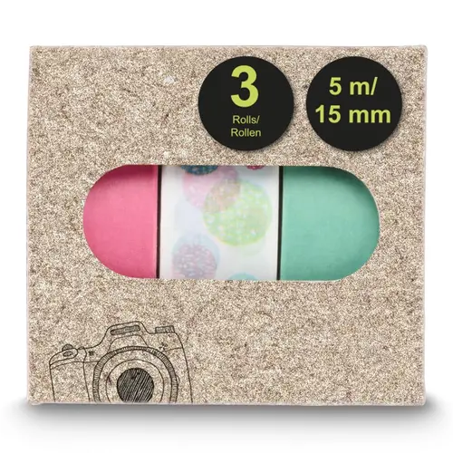 HAMA Хартиено тиксо за снимки, 1.5x500 см, различни мотиви, в комплекти от 3 бр - image 4