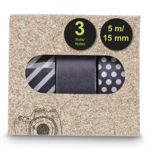 HAMA Хартиено тиксо за снимки, 1.5x500 см, различни мотиви, в комплекти от 3 бр - image 6