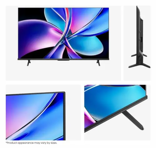 Телевизор, Hisense 43" E7Q Pro, 4K Ultra HD 3840x2160, QLED, Quantum Dot, 144Hz, HDR 10+ adaptive, HLG, Dolby Vision, DTS Virtual X, Smart TV, WiFi 5GHz, WiFi Direct, BT, Anyview Cast, 3xHDMI, 2xUSB, LAN, CI+, DVB-T2/C/S2, Black - image 4