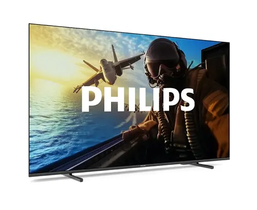 Телевизор, Philips 65PUS7000/12, 65" 4K UHD DLED, 3840 x 2160p, 60Hz, DVB-T/T2/T2-HD/C/S/S2, Pixel Precise Ultra HD, HDR10+, HLG, Titan OS, Dolby Atmos, 3*HDMI, 2*USB, 802.11ac, BT 5.2, 20W RMS, Black - image 1