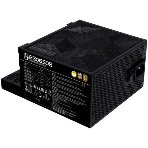 Захранващ блок Lian Li EDGE EGO850 Black 850W 80+ Gold PCIe 5.1, ATX 3.1 - image 2