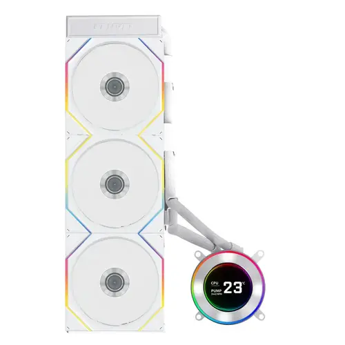 Охладител за процесор Lian Li HydroShift II LCD-C 360TL ARGB - Бял - image 1