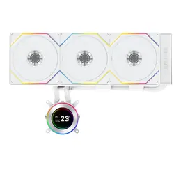 Охладител за процесор Lian Li HydroShift II LCD-C 360TL ARGB - Бял