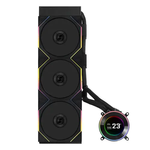 Охладител за процесор Lian Li HydroShift II LCD-C 360TL ARGB - Черен - image 1