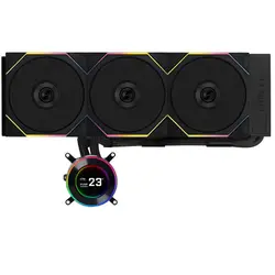 Охладител за процесор Lian Li HydroShift II LCD-C 360TL ARGB - Черен