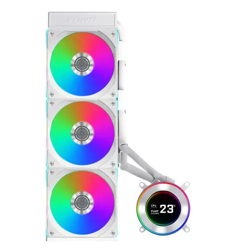 Охладител за процесор Lian Li HydroShift II LCD-C 360CL ARGB - Бял - image 1