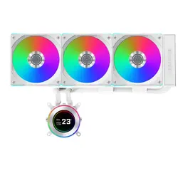 Охладител за процесор Lian Li HydroShift II LCD-C 360CL ARGB - Бял