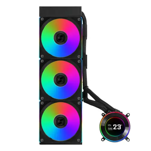 Охладител за процесор Lian Li HydroShift II LCD-C 360CL ARGB - Черен - image 1