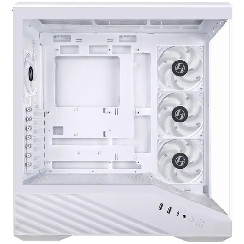 Кутия Lian Li Vector V100 ARGB Mid-Tower, Tempered Glass - White - image 4