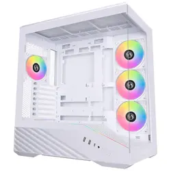 Кутия Lian Li Vector V100 ARGB Mid-Tower, Tempered Glass - White