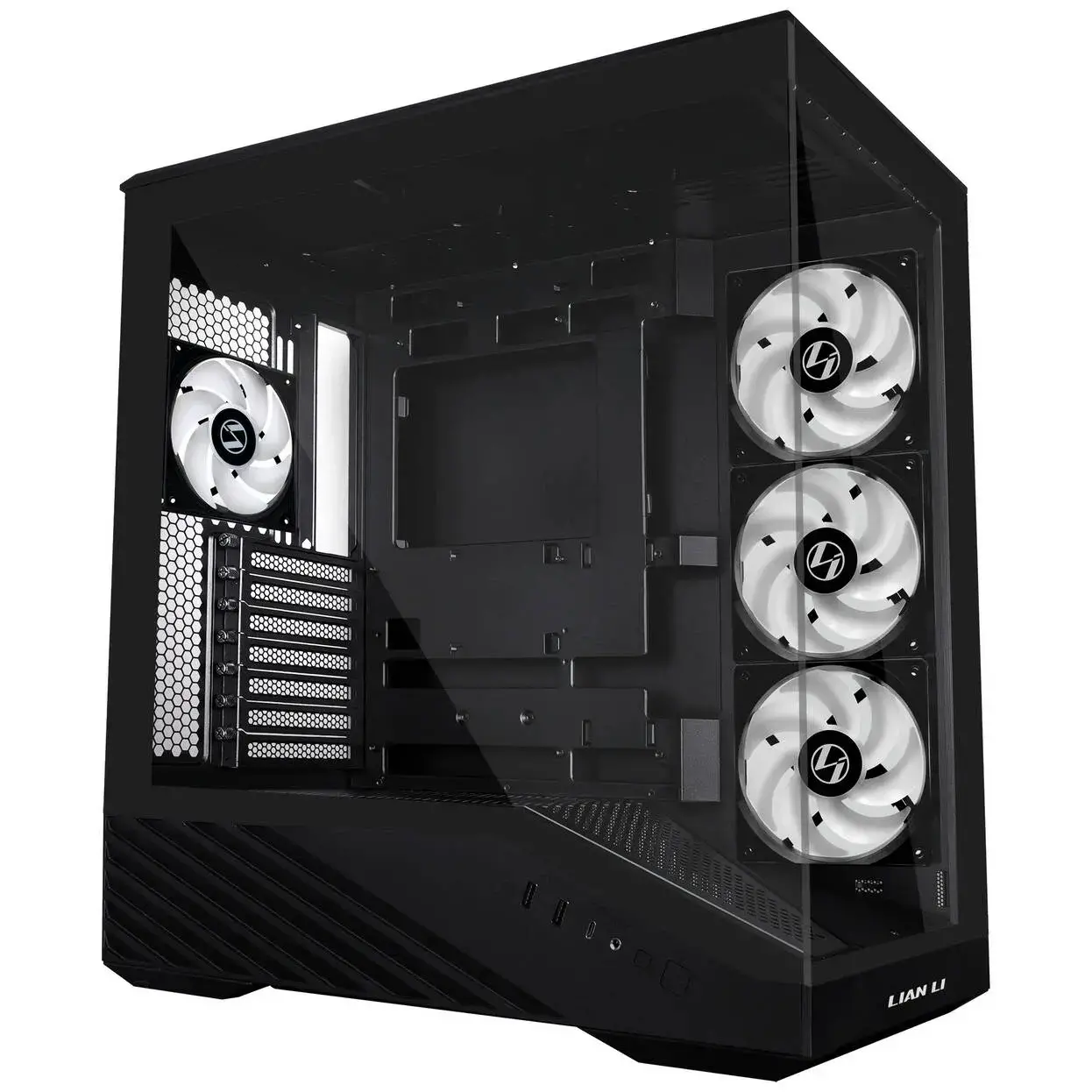 Кутия Lian Li Vector V100 ARGB Mid-Tower, Tempered Glass - Black - image 1