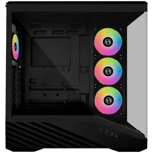 Кутия Lian Li Vector V100 ARGB Mid-Tower, Tempered Glass - Black - image 3
