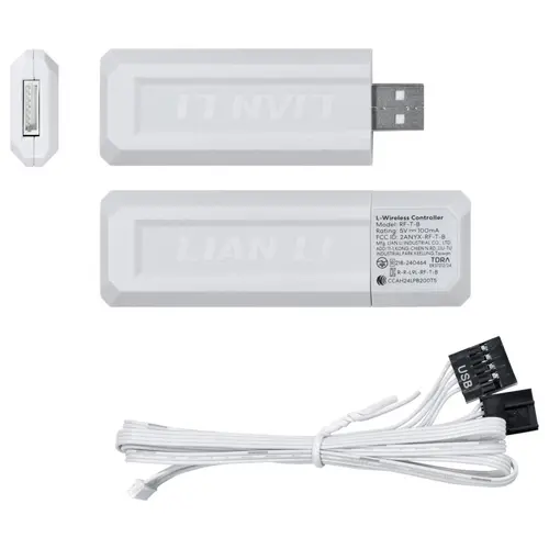 Вентилатори 3бр Lian Li UNI FAN SL-INF Wireless ARGB PWM Reverse - 120 mm Бели + Контролер - image 8