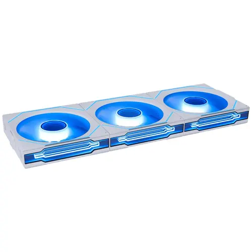 Вентилатори 3бр Lian Li UNI FAN SL-INF Wireless ARGB PWM - 120 mm Бели + Контролер - image 1