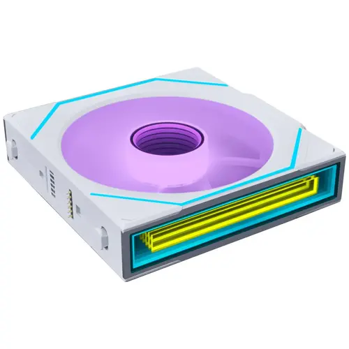 Вентилатори 3бр Lian Li UNI FAN SL-INF Wireless ARGB PWM - 120 mm Бели + Контролер - image 3