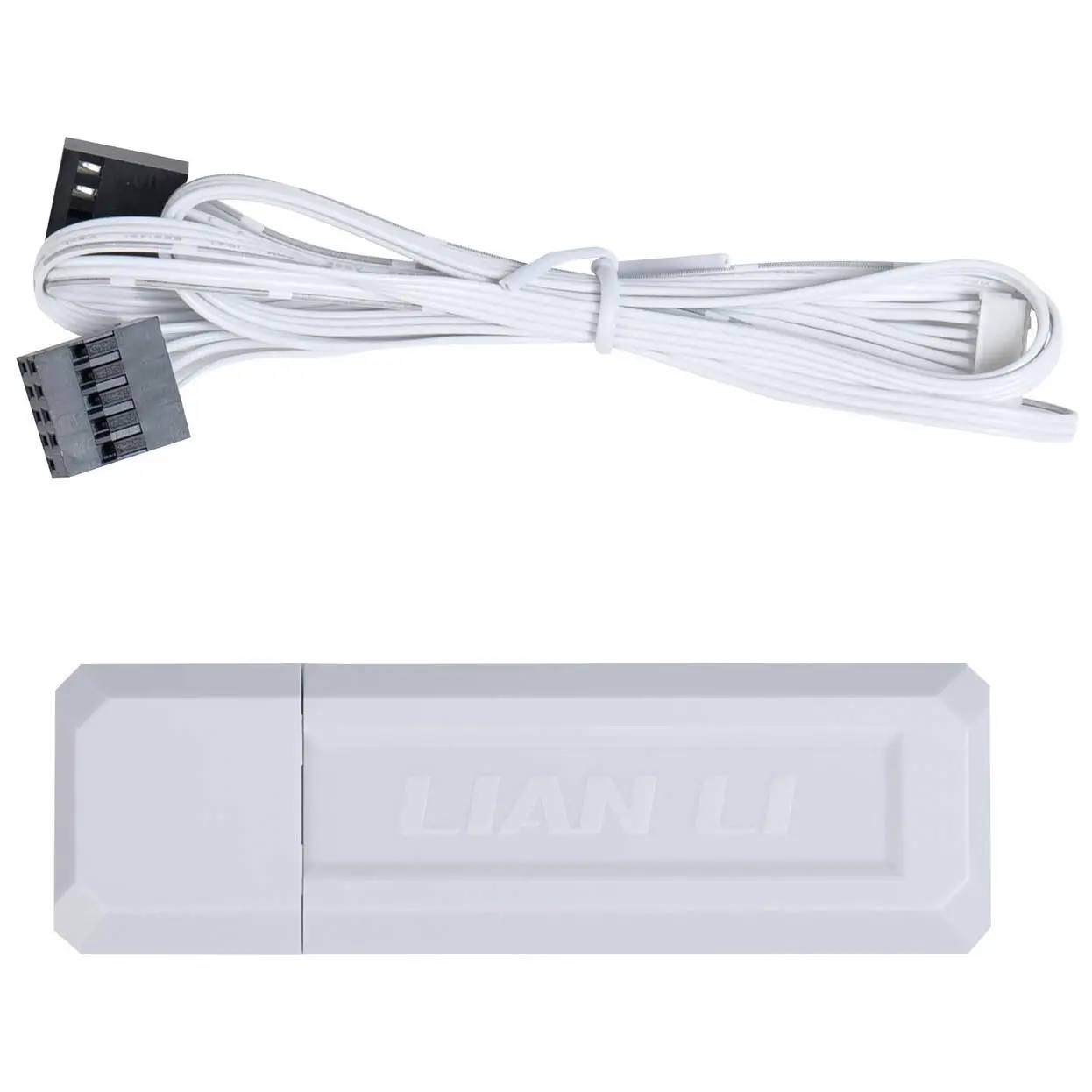 Вентилатори 3бр Lian Li UNI FAN CL Wireless ARGB PWM Reverse - 120 mm Бели + Контролер - image 7