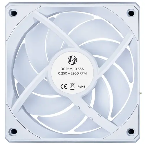 Вентилатор Lian Li UNI FAN CL Wireless ARGB PWM - 120 mm Бял - image 4