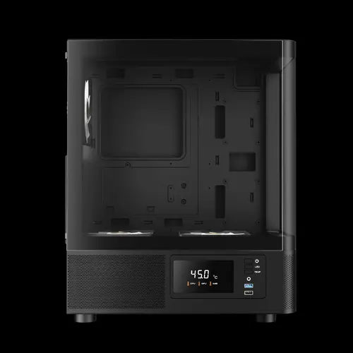 Gamdias кутия Case ATX - ATLAS E2 - 3 x 120 mm A-RGB, Digital Display, Curved Glass - image 3