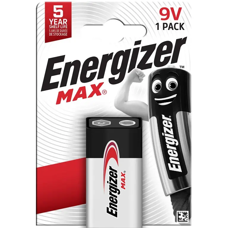 BATERIE ALCALINĂ ENR MAX ALK 9V CHP1 ENERGIZER