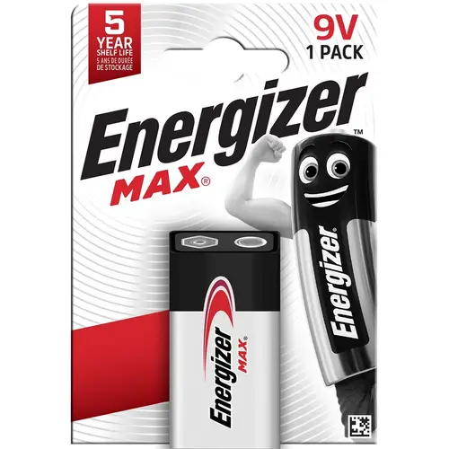 АЛКАЛНА БАТЕРИЯ ENR MAX ALK 9V CHP1 ENERGIZER