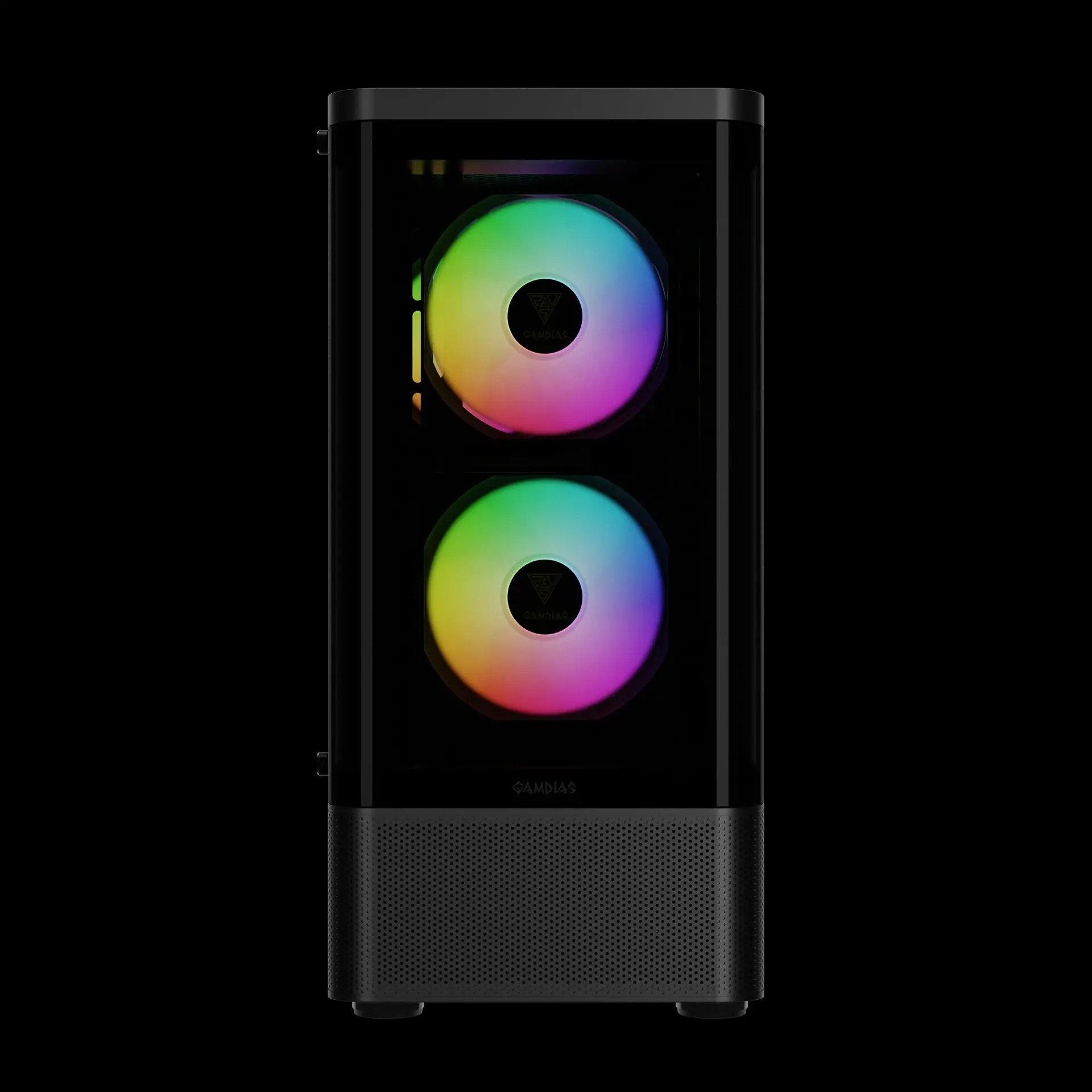 Gamdias кутия Case ATX - TALOS E3 CG - 3 x 120 mm A-RGB, Curved Glass - image 3