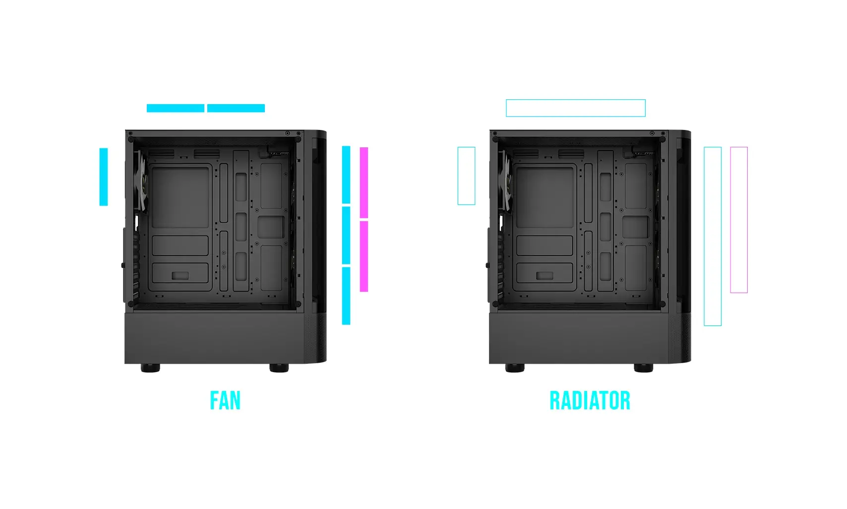 Gamdias κουτί υπολογιστή ATX - TALOS E3 CG - 3 x 120 mm A-RGB, καμπυλωτό γυαλί - image 9