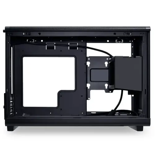 Кутия Lian Li DAN A3-mATX Wood Edition Black, Tempered Glass, Micro Tower - image 5