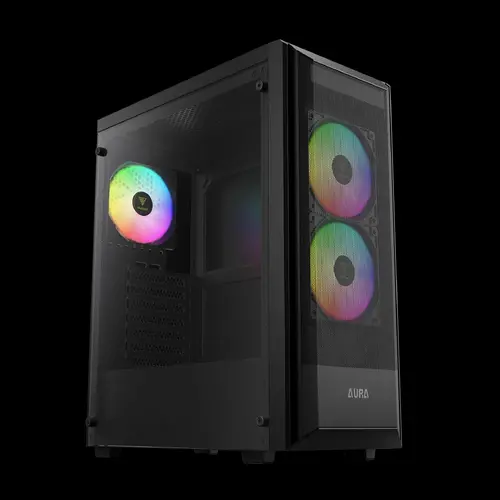 Gamdias кутия Case ATX - AURA GC6 ELITE ARGB BK - Addressable RGB, Mesh - image 1