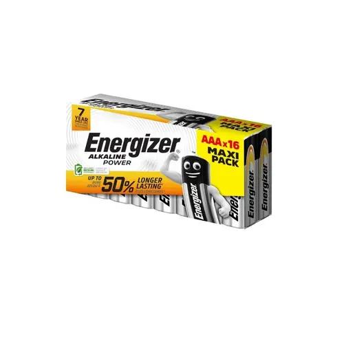 КУТИЯ ОТ 16 AAA БАТЕРИИ ALKALINE POWER CHP16 SRP ENERGIZER