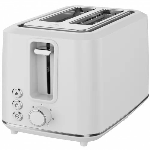 Electric Toaster, white, 220-240V, 50-60Hz, 920-1080W, 2 slots, 3 modes, 7 browning levels - image 1