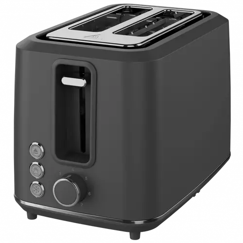 Electric Toaster, Grey, 220-240V, 50-60Hz, 920-1080W, 2 slots, 3 modes, 7 browning levels - image 1