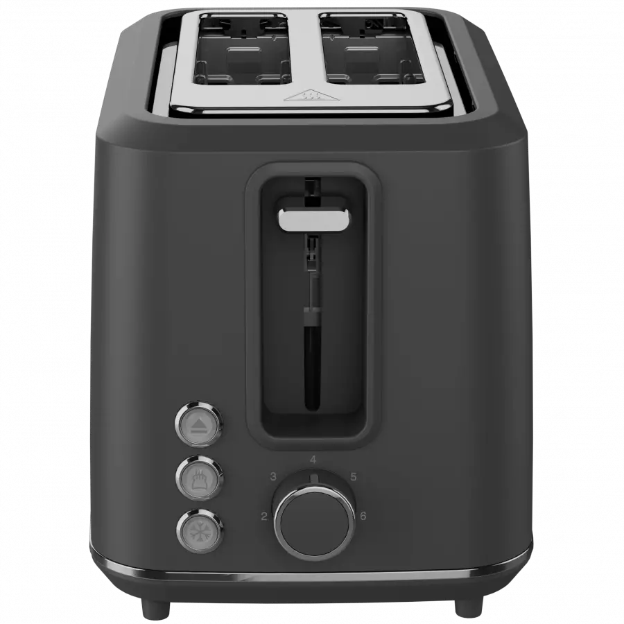 Ηλεκτρική φρυγανιέρα, γκρι, 220-240V, 50-60Hz, 920-1080W, 2 θέσεις, 3 λειτουργίες, 7 επίπεδα ψησίματος - image 2