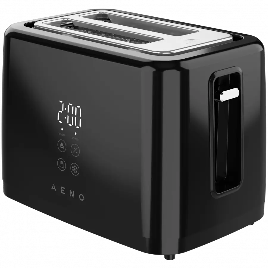 Prăjitor de pâine electric, negru, 220-240V, 50-60Hz, 780-930W, 2 sloturi, 3 moduri, 7 niveluri de rumenire