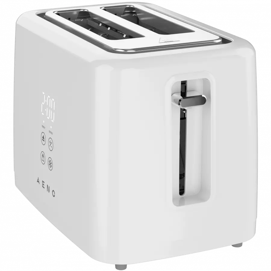 Electric Toaster, White, 220-240V, 50-60Hz, 780-930W, 2 slots, 3 modes, 7 browning levels - image 1