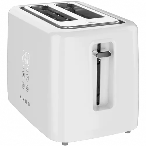 AENO TS2W Electric Toaster, 780-930W, Digital Display, 7 Levels, White - 2