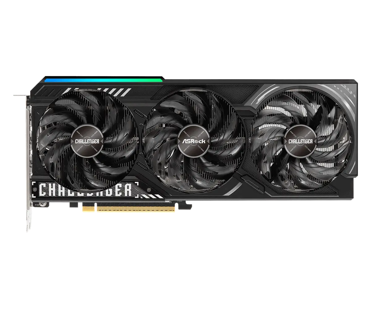 ASROCK Κάρτα γραφικών AMD Radeon RX 9070 XT Challenger 16GB GDDR6 256-bit, 1x HDMI, 3x DP, 2x 8-pin σύνδεσμος τροφοδοσίας, PCIe 5.0 x16, συνιστώμενο