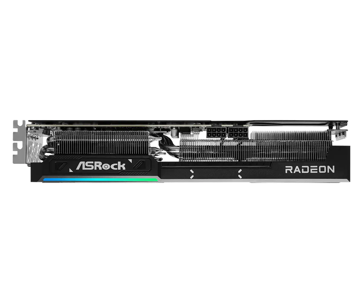 ASROCK Video Card AMD Radeon RX 9070 XT Challenger 16GB GDDR6 256-bit, 1x HDMI, 3x DP, 2x 8-pin PWR connector, PCIe 5.0 x16, recommended PSU 800W, 290 x 23 x 56 mm, 2.8-slot, 90-GA61ZZ-00UANF - image 3