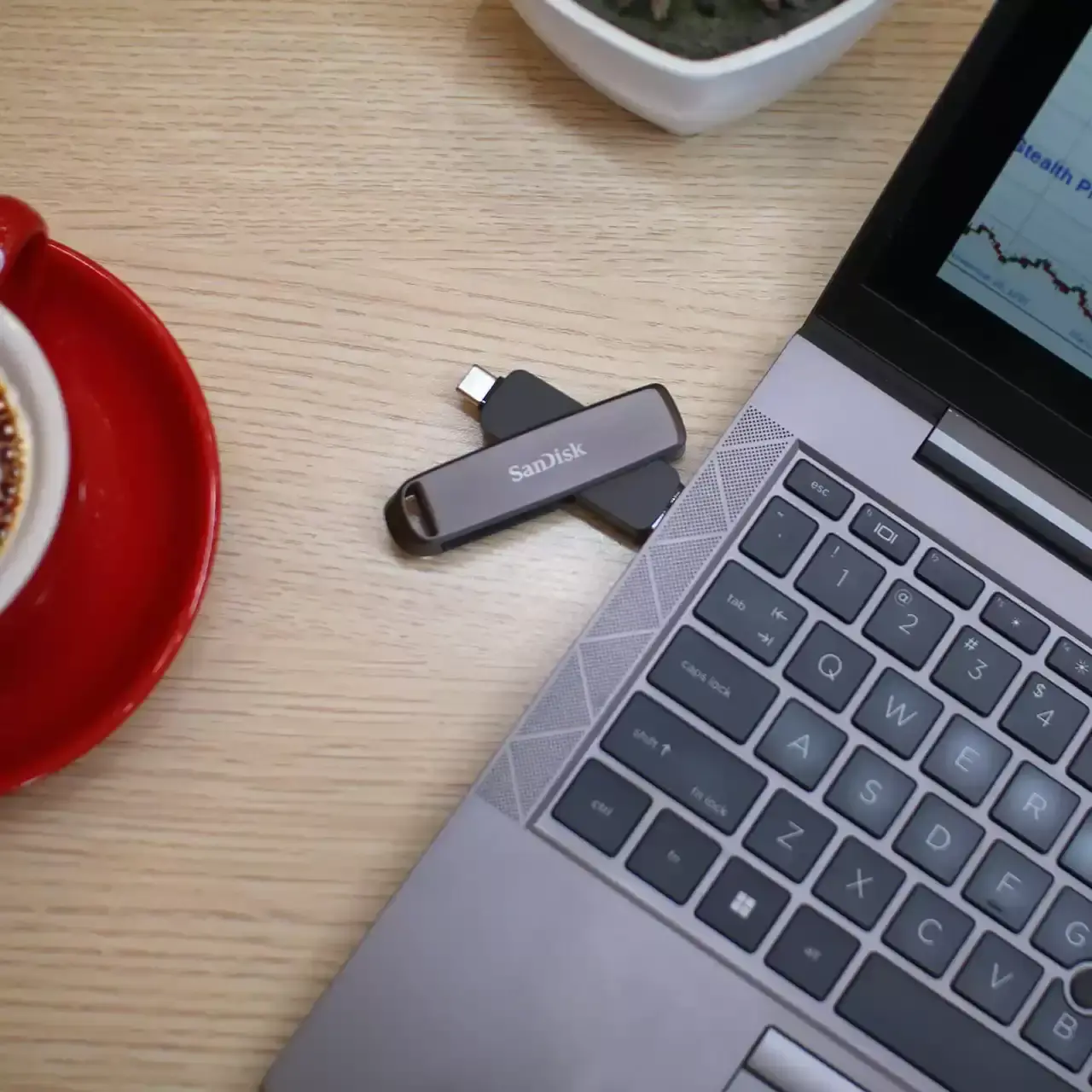 SANDISK Extreme PRO Dual Drive 1TB, Metal Dual Drive,1000/900MB/s, USB Type C + A - image 3