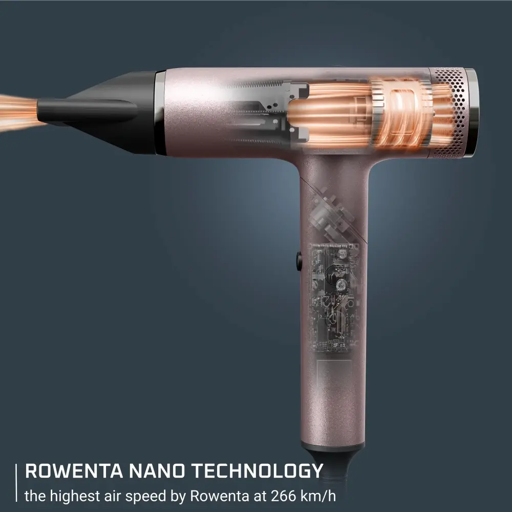 Сешоар, Rowenta HY8530E0 Hair Dryer Nano Fold Cinnamon P - image 4