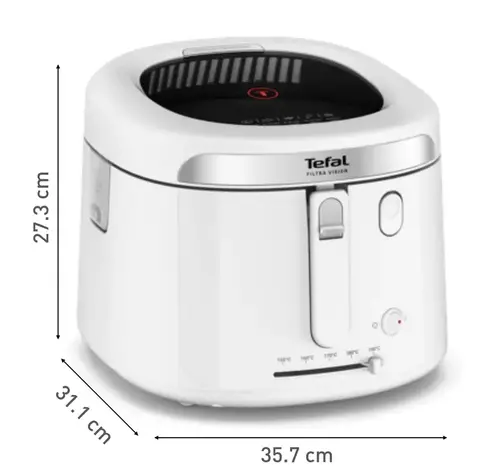 Фритюрник, Tefal FF2541E0 Fry Deep Fryer Filtra Vision Wh - image 4