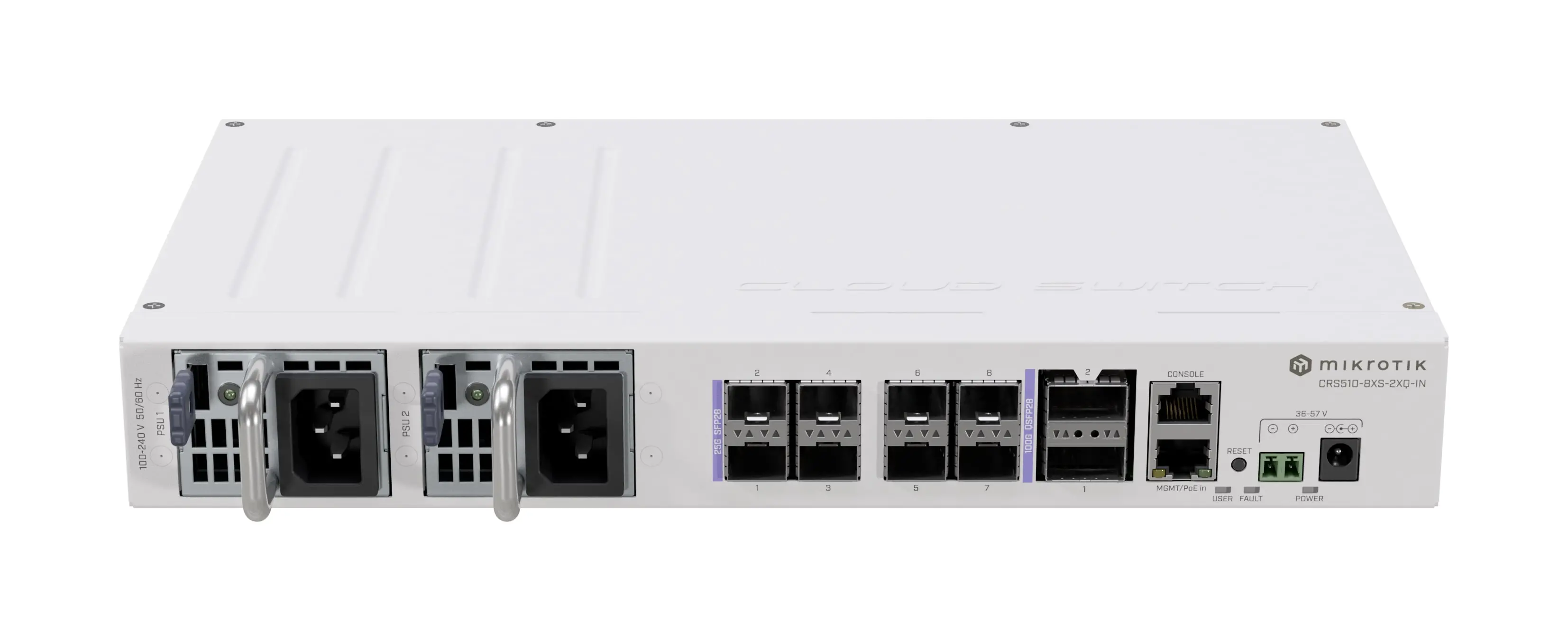 Switch MikroTik CRS510-8XS-2XQ-IN, 8x 25G SFP + 2x 100G SFP