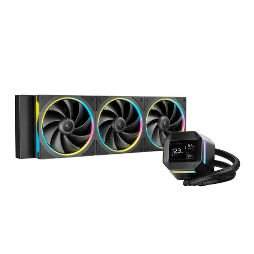 DeepCool υδρόψυξη Water Cooling LM360 - οθόνη IPS 2.4 ιντσών, Addressable RGB - 1