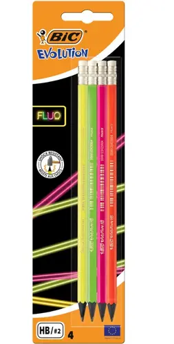 МОЛИВ С ГУМА FLUO B4 BIC