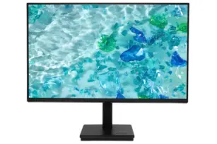 Монитор, Acer Vero V247YGbi, 23.8'' FHD (1920x1080), IPS, 120Hz, 100M:1, 250nits, 4ms (GTG)/1ms (VRB), AdaptiveSync, VisionCare 2.0, HDMI, VGA, ZeroFrame, Vesa, Tilt, TUV LBL Certificate, Energy Class C, Black, 3Y