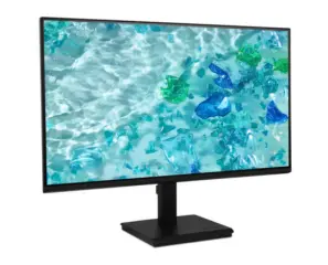 Монитор, Acer Vero V247YGbi, 23.8'' FHD (1920x1080), IPS, 120Hz, 100M:1, 250nits, 4ms (GTG)/1ms (VRB), AdaptiveSync, VisionCare 2.0, HDMI, VGA, ZeroFrame, Vesa, Tilt, TUV LBL Certificate, Energy Class C, Black, 3Y - image 1
