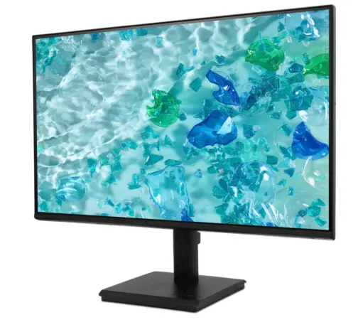 Монитор, Acer Vero V247YGbi, 23.8'' FHD (1920x1080), IPS, 120Hz, 100M:1, 250nits, 4ms (GTG)/1ms (VRB), AdaptiveSync, VisionCare 2.0, HDMI, VGA, ZeroFrame, Vesa, Tilt, TUV LBL Certificate, Energy Class C, Black, 3Y - image 2