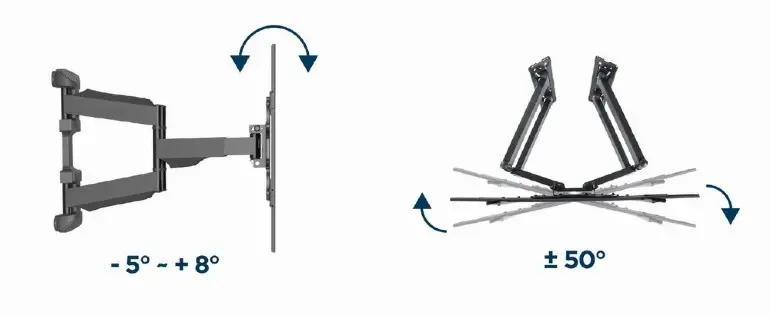 Gembird επιτοίχια βάση τηλεόρασης TV Mount - WM-75ST-02 - 32"-75", 45.5 kg - image 4